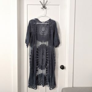 Blue Lace Duster
